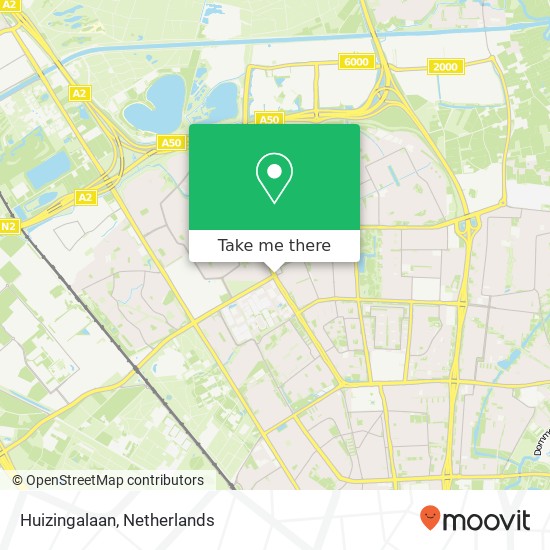 Huizingalaan, 5628 Eindhoven map