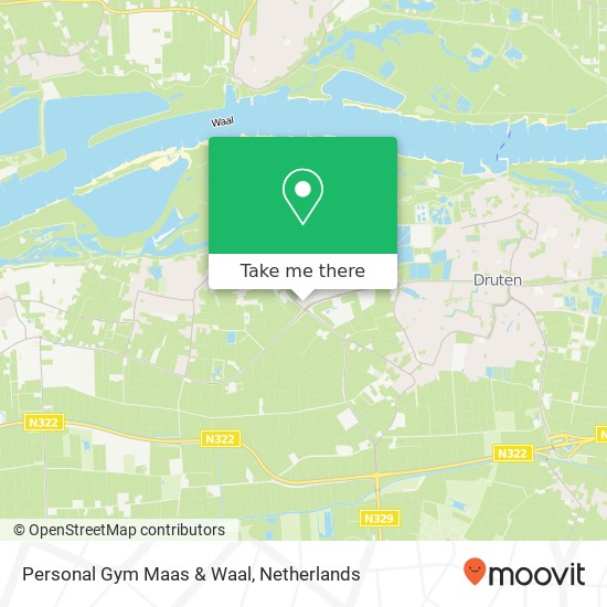 Personal Gym Maas & Waal, Van Heemstraweg 123B map