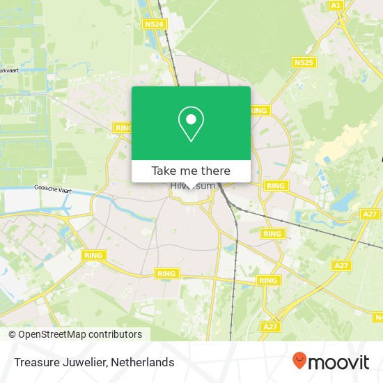 Treasure Juwelier, Hilvertshof 45 map