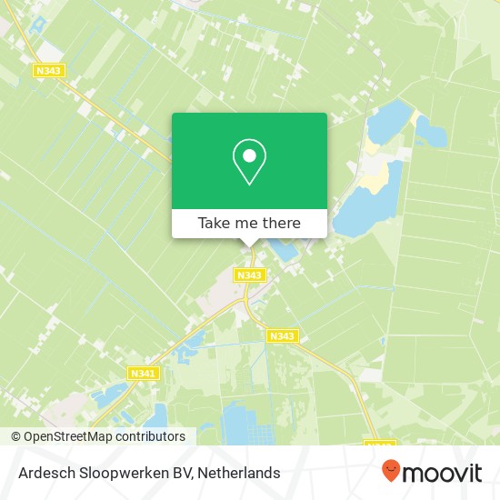 Ardesch Sloopwerken BV, Van Roijensweg 93 map