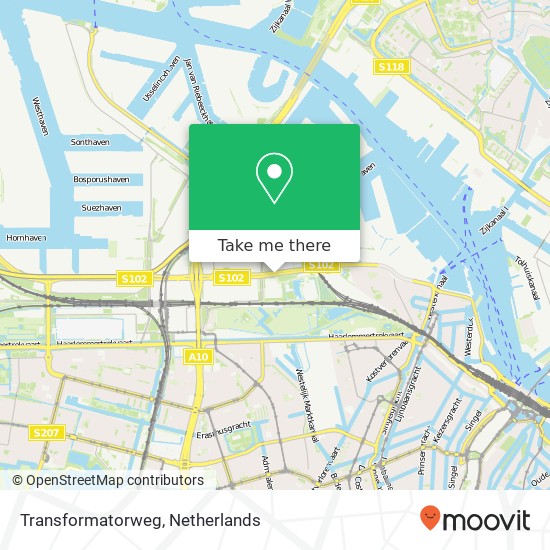 Transformatorweg, 1014 Amsterdam map