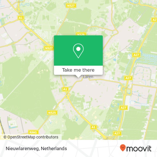 Nieuwlarenweg, 1251 Laren map