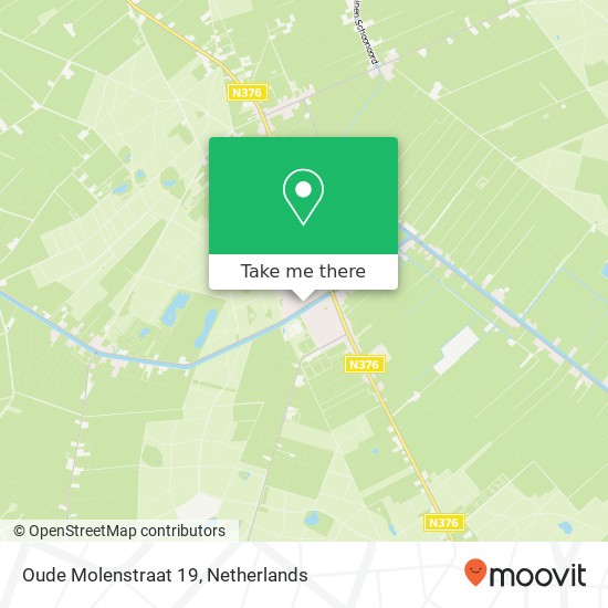 Oude Molenstraat 19, 7848 BM Schoonoord map