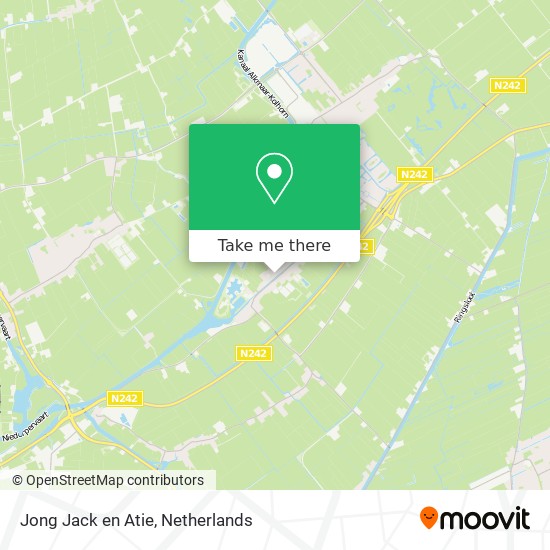 Jong Jack en Atie map