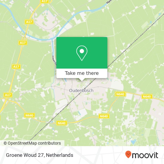 Groene Woud 27, 4731 GT Oudenbosch map