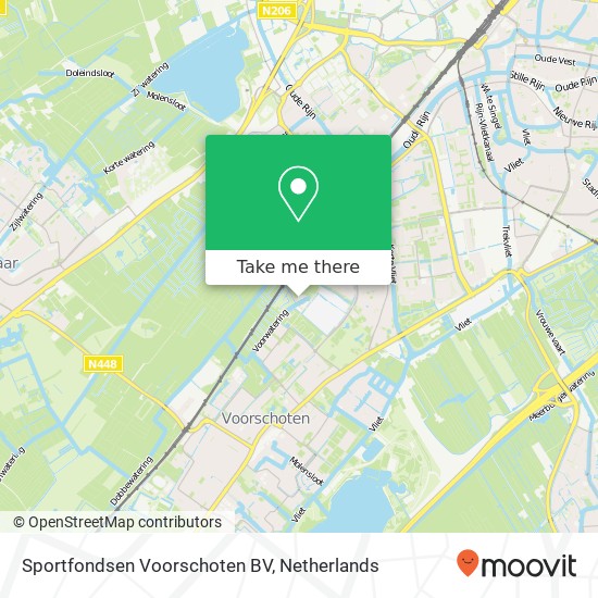 Sportfondsen Voorschoten BV, Richard Wagnerlaan 85 map