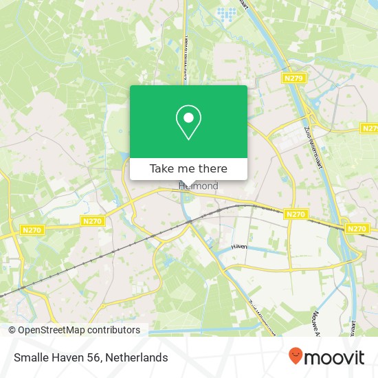 Smalle Haven 56, 5701 PT Helmond map