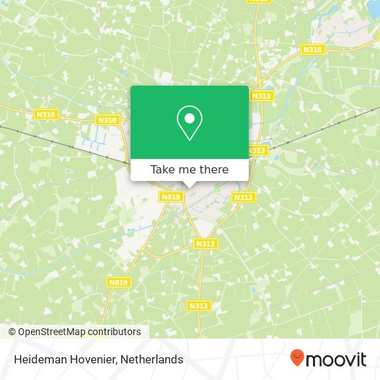 Heideman Hovenier, Nijverheidsweg 117 map