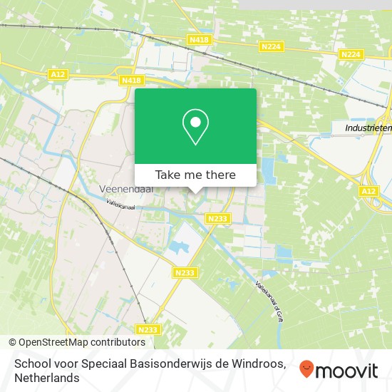 School voor Speciaal Basisonderwijs de Windroos, Zuiderkruis 740 map
