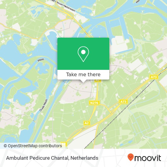 Ambulant Pedicure Chantal, Echterstraat 22 map