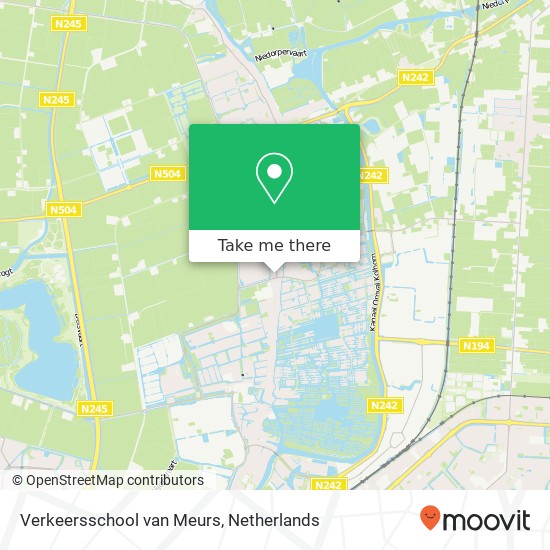 Verkeersschool van Meurs, Voorburggracht 171 map