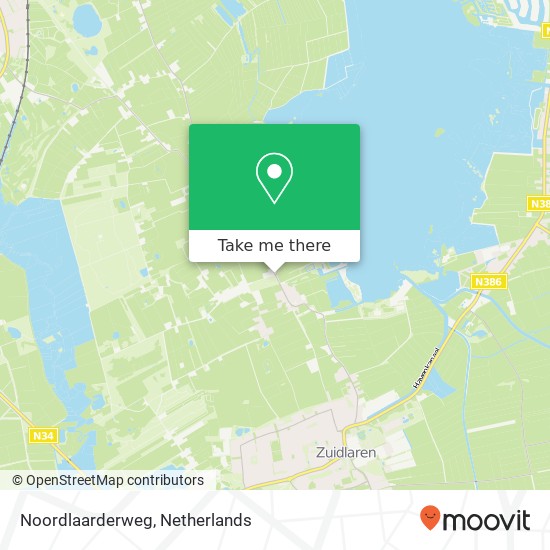 Noordlaarderweg, 9475 PC Midlaren map