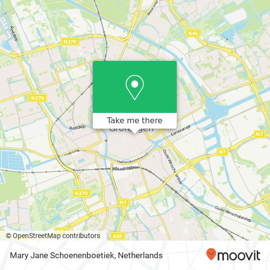 Mary Jane Schoenenboetiek, Oosterstraat 23 Karte