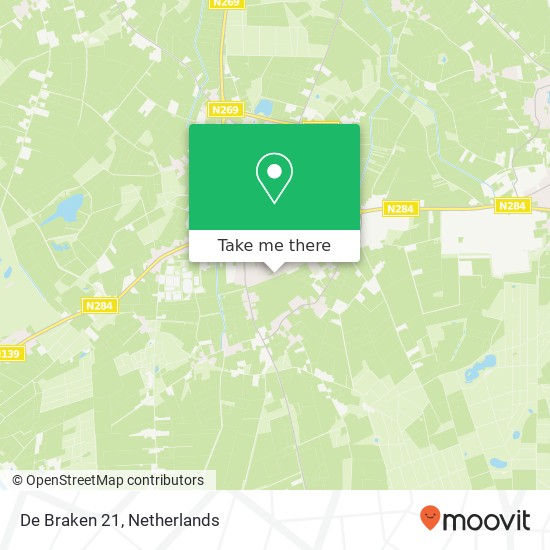 De Braken 21, 5541 AC Reusel map