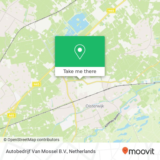 Autobedrijf Van Mossel B.V., Bedrijfsweg 17 map