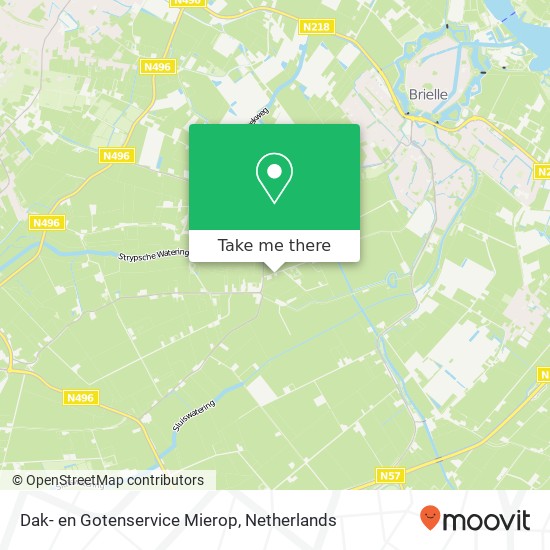 Dak- en Gotenservice Mierop, Woudseweg 2A map