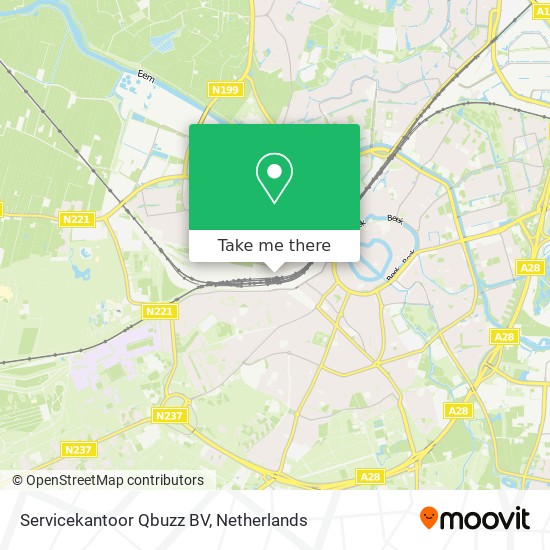 How get to Servicekantoor Qbuzz BV in Amersfoort by Train or Bus?