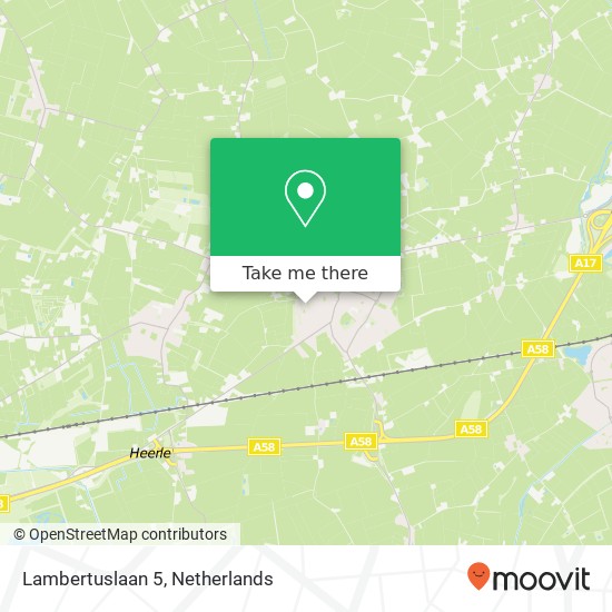 Lambertuslaan 5, 4724 BN Wouw map