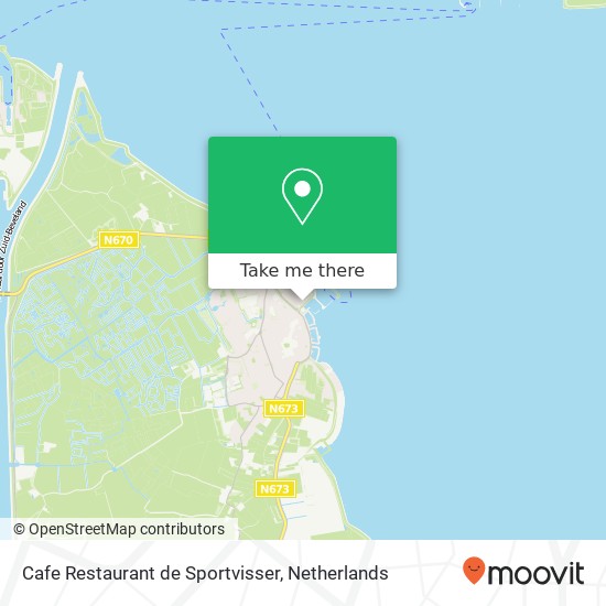 Cafe Restaurant de Sportvisser, Burenpolderweg 6 map