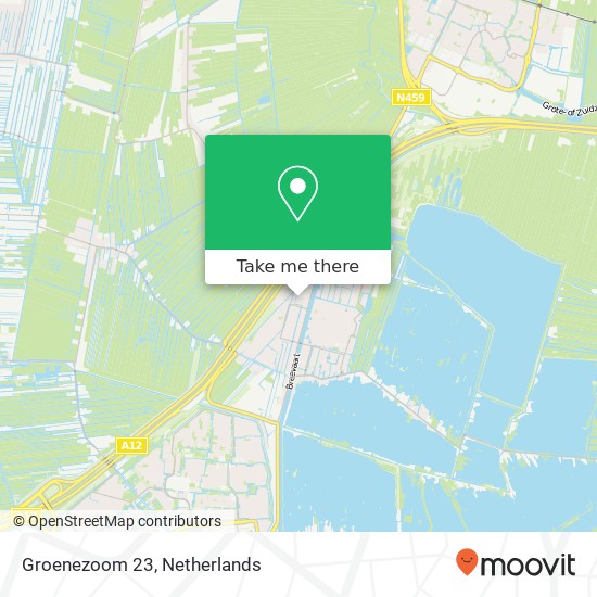 Groenezoom 23, 2811 VJ Reeuwijk-Brug map