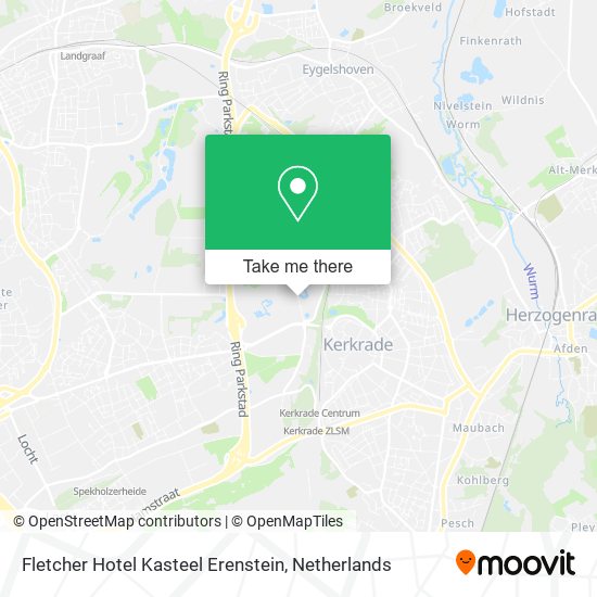 Fletcher Hotel Kasteel Erenstein map