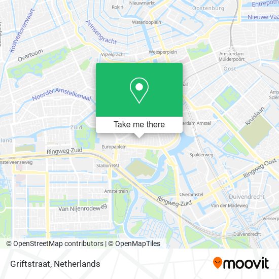 Griftstraat map