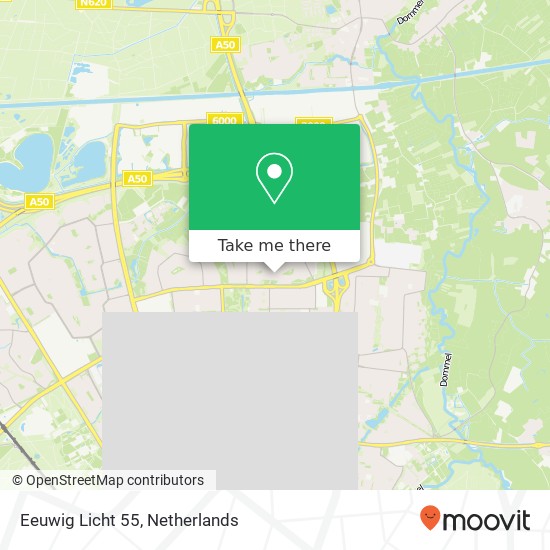 Eeuwig Licht 55, 5629 KN Eindhoven Karte