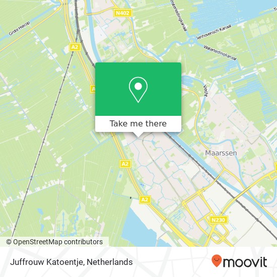 Juffrouw Katoentje, Zwanenkamp 297 map