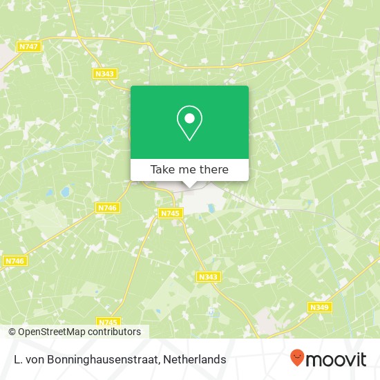 L. von Bonninghausenstraat, 7651 AR Tubbergen Karte