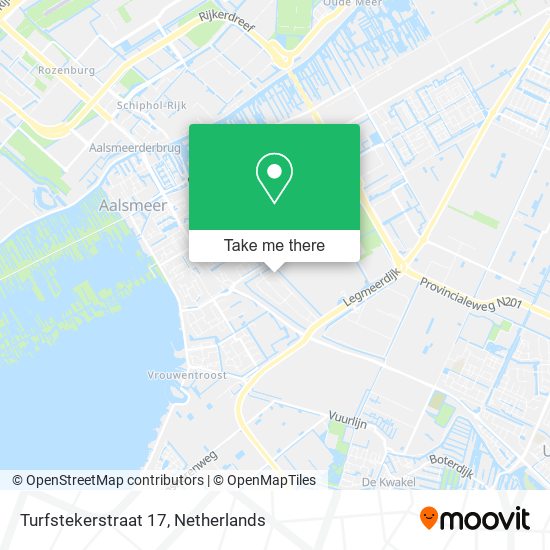 Turfstekerstraat 17 Karte