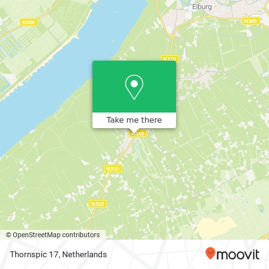 Thornspic 17, 8085 BW Doornspijk map