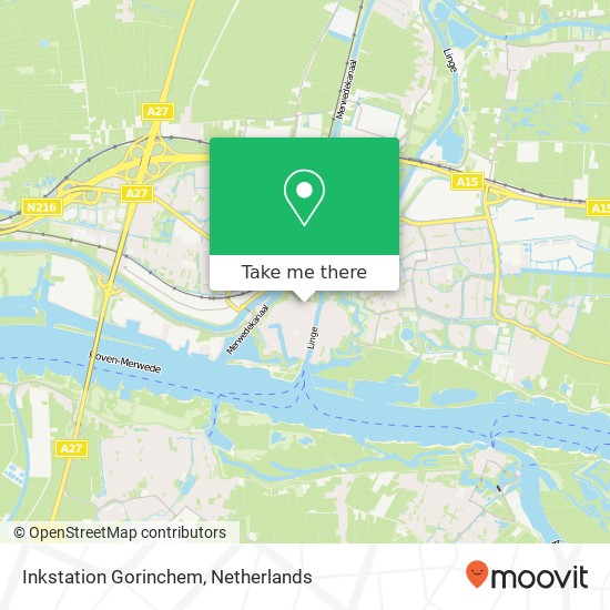 Inkstation Gorinchem, Arkelstraat 81A map