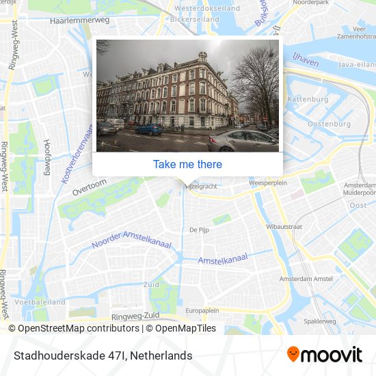 Stadhouderskade 47I map