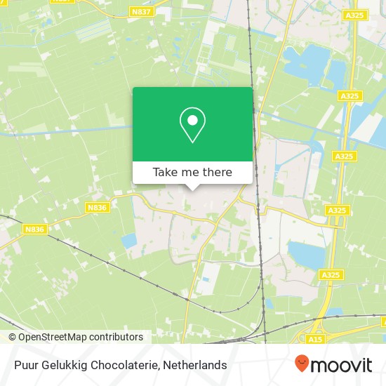 Puur Gelukkig Chocolaterie, Valburgseweg 20A map