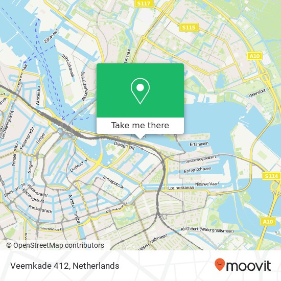 Veemkade 412, 1019 HE Amsterdam map