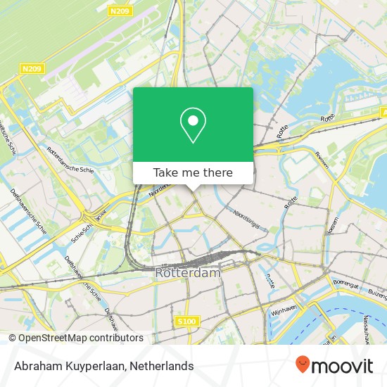 Abraham Kuyperlaan, 3038 Rotterdam map