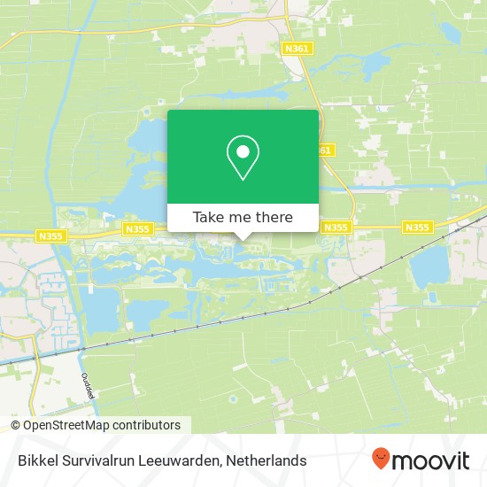 Bikkel Survivalrun Leeuwarden, De Groene Ster map