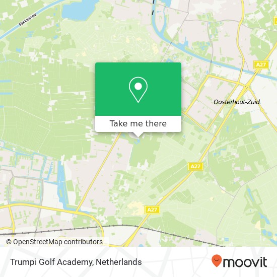 Trumpi Golf Academy, Laan Der Continenten 70 map