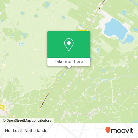 Het Lot 5, 7991 TE Dwingeloo map
