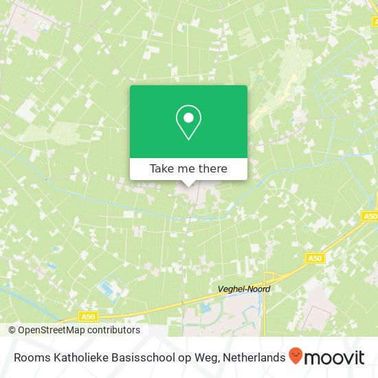 Rooms Katholieke Basisschool op Weg, Eggerlaan 8 map