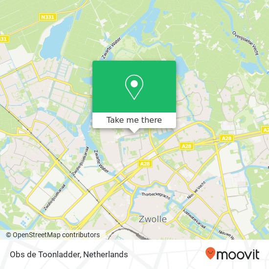 Obs de Toonladder, Bachlaan 158 map