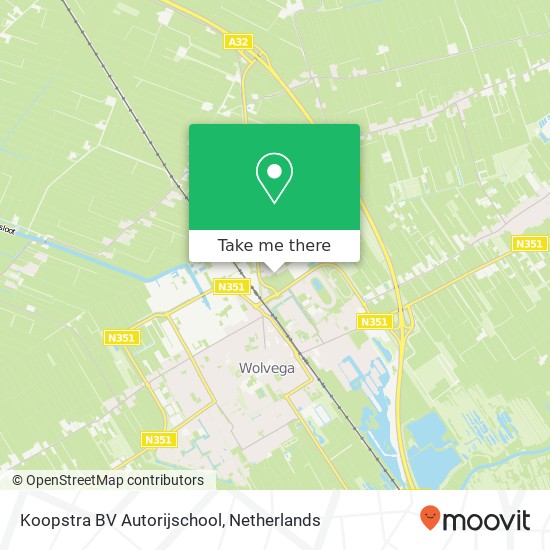 Koopstra BV Autorijschool, Zeeweegbree 16 map