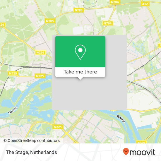 The Stage, Munterstraat 5 map