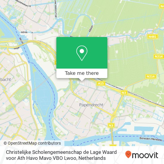 Christelijke Scholengemeenschap de Lage Waard voor Ath Havo Mavo VBO Lwoo, Vijzellaan 4 map