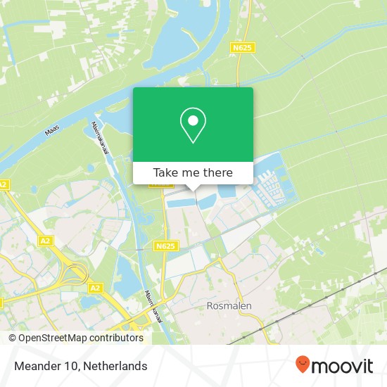 Meander 10, 5245 Rosmalen map