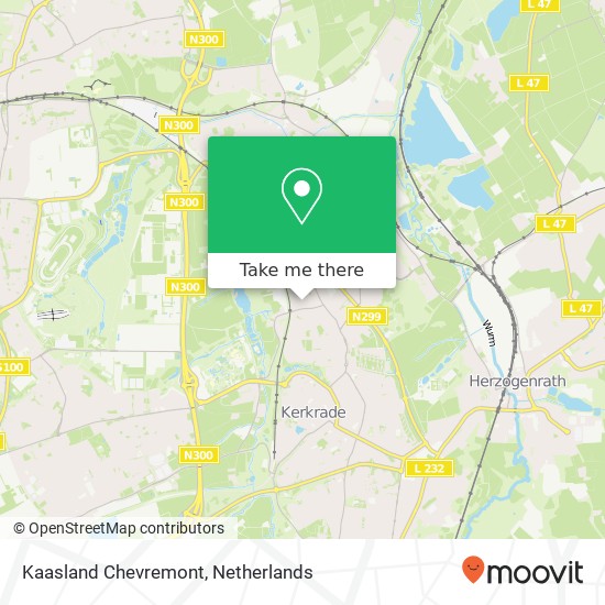 Kaasland Chevremont, Schoutstraat 34 Karte