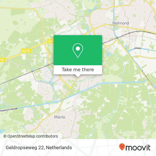Geldropseweg 22, 5706 LT Helmond map