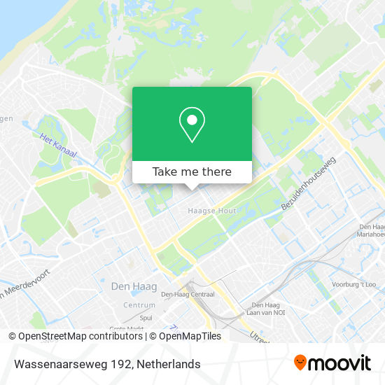 Wassenaarseweg 192 map