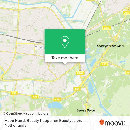 Aabe Hair & Beauty Kapper en Beautysalon, Fatimastraat 91 map