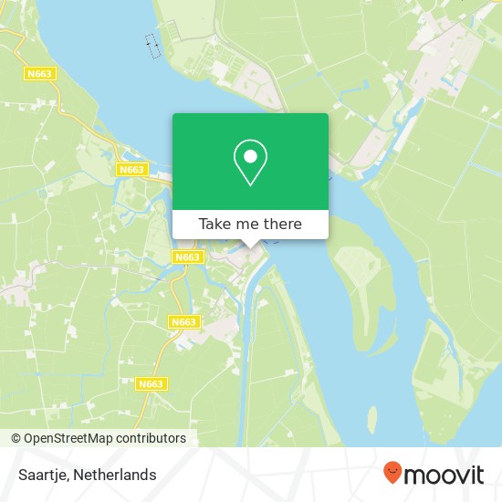 Saartje map